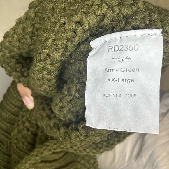 High Neck Woven Sweater - Picture 3 of 3